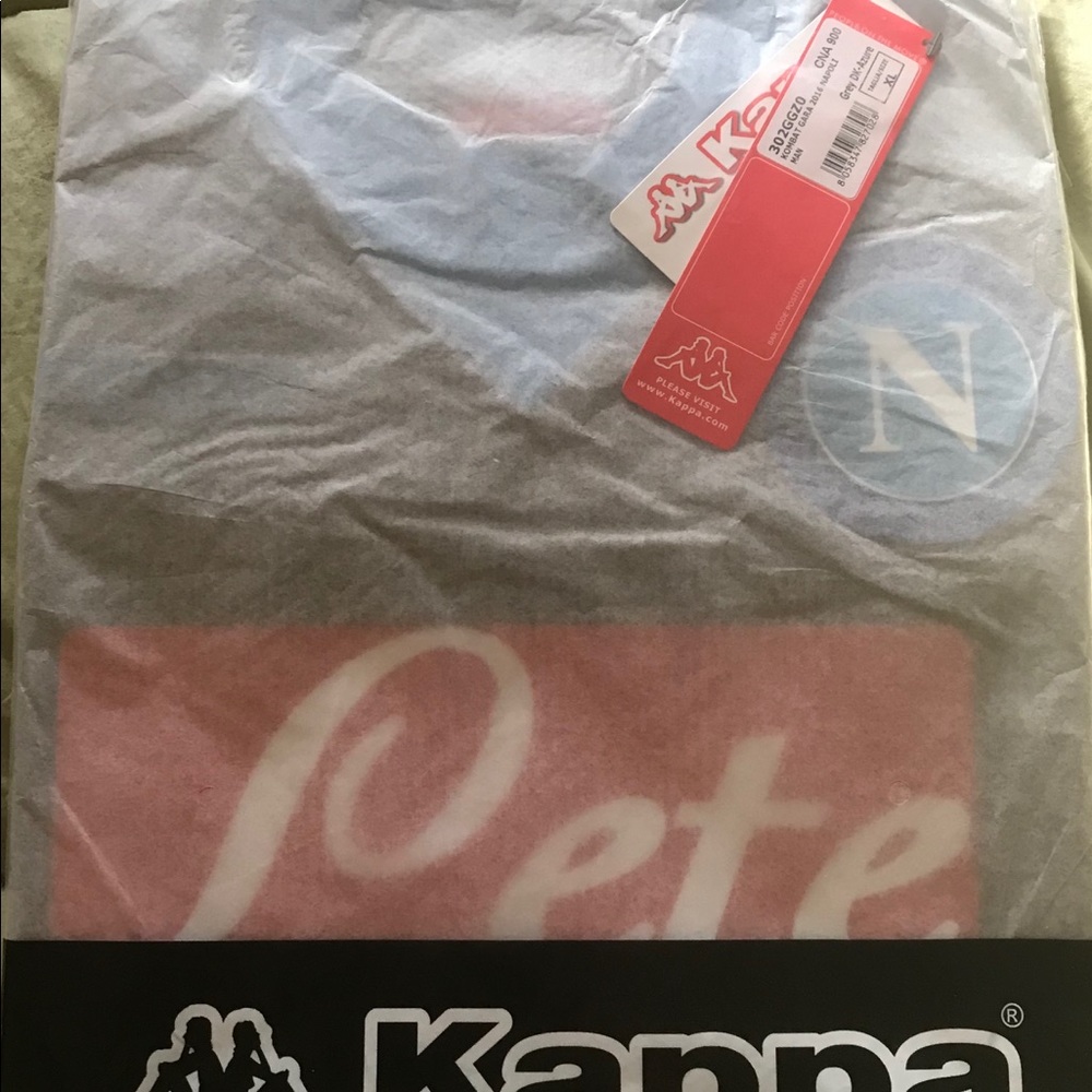 BNWT Authentic LS Kappa Napoli Away Kit - Picture 2 of 7